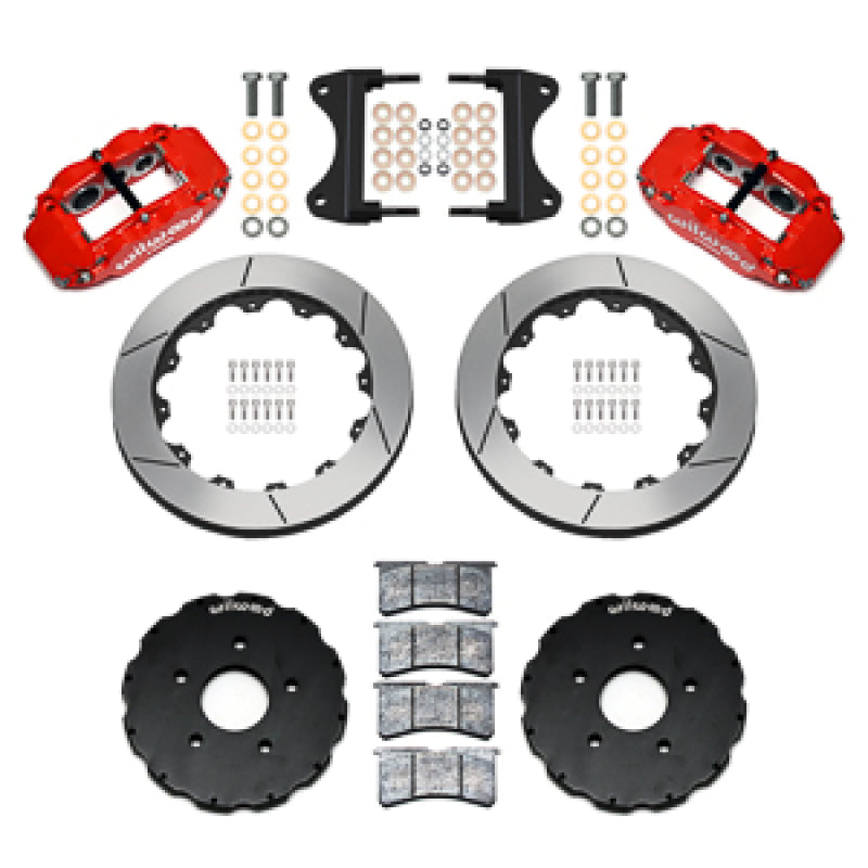 Wilwood kit front FNSL6R C7 vette 2014-UP 13.06 rotor GT red