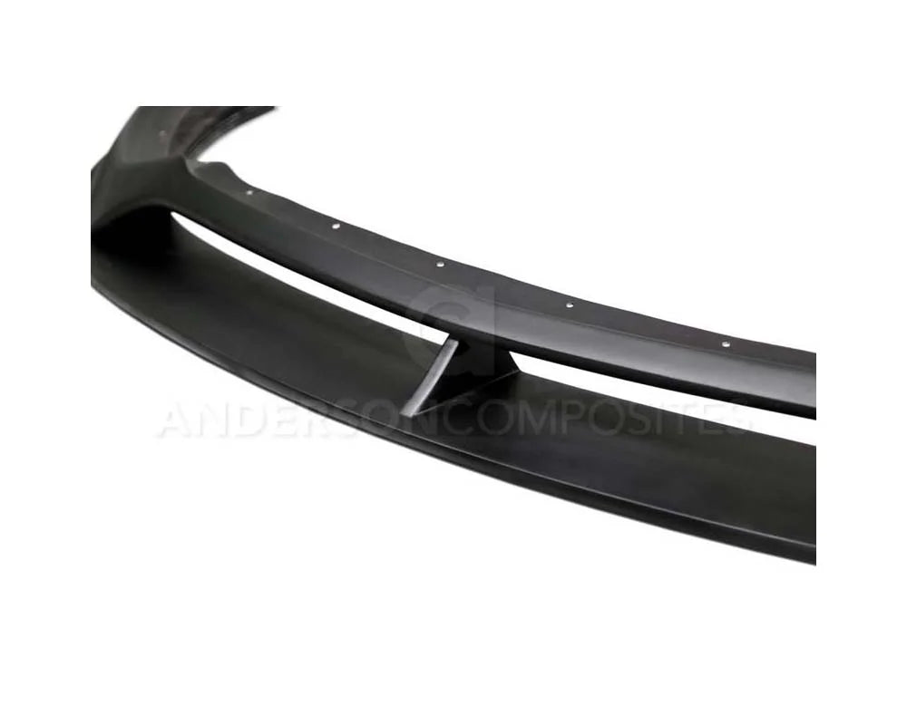 Anderson Composites Type-AR Fiberglass Front Chin Splitter Ford Mustang GT 2015-2023
