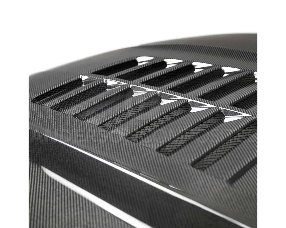 Anderson Composites Double Sided Type-GT5 Carbon Fiber Hood Ford Mustang 2015-2023