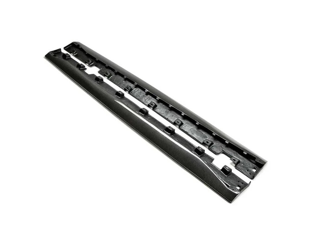Anderson Composites Carbon Fiber Rocker Panel Splitter Type-AR Style Ford Mustang 2015-2023