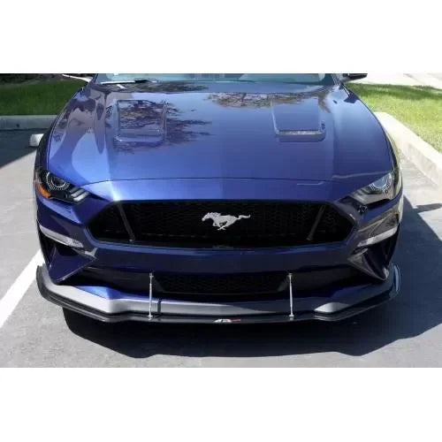 APR Performance Carbon Fiber Wind Splitter With Rods Ford Mustang Performance Package 2018-2022