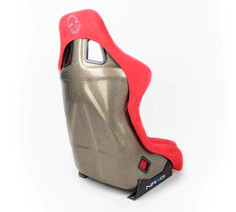 NRG FRP Ultra Edition Bucket Seat Large Red