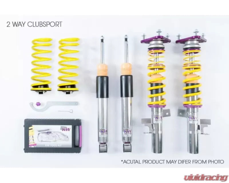 KW Suspension Clubsport Kit 2 Way w/ Top Mounts Honda Civic Type-R FK8 2017-2021