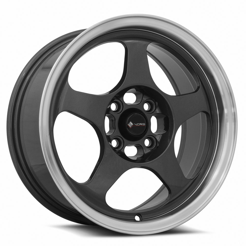 Vors SP1 15x7 4x100 35 Hyper Black Machine Lip