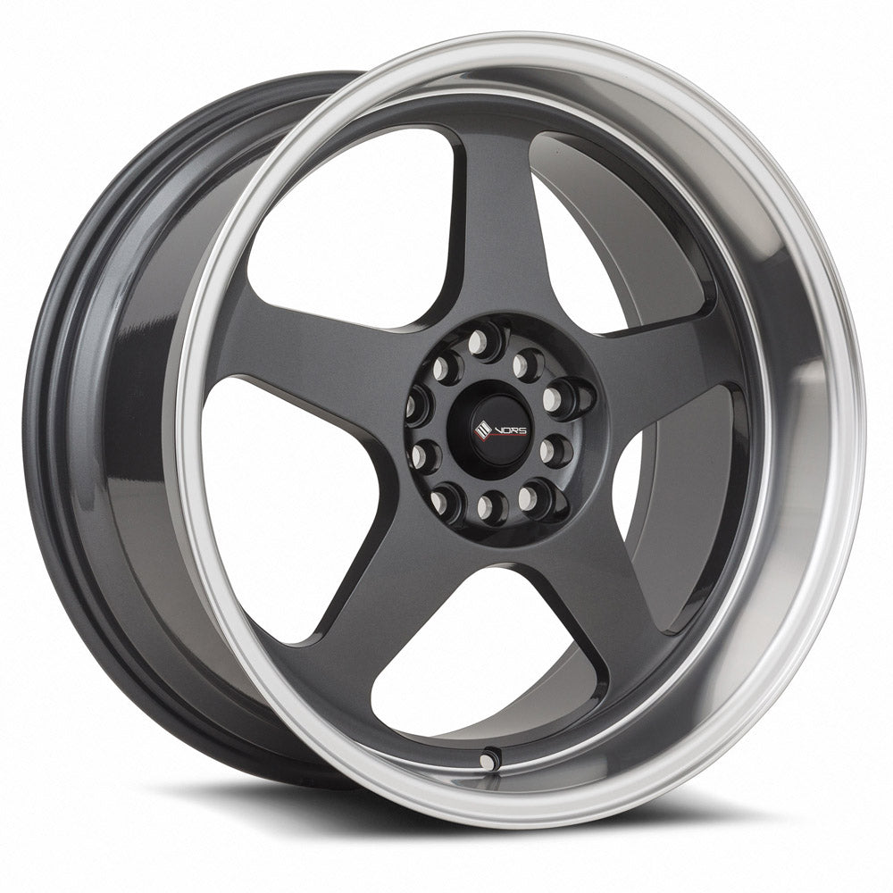 Vors SP1 17x9 5x100/5x114.3 30 Hyper Black Machine Lip