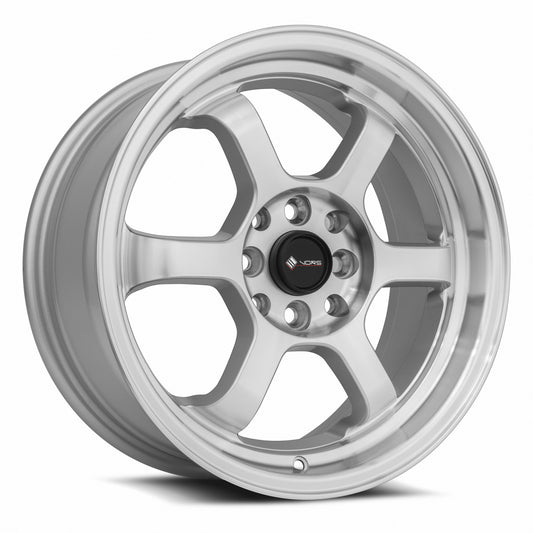 Vors TR7 16x7 4x100/4x114.3 35 Silver Machine Face Lip