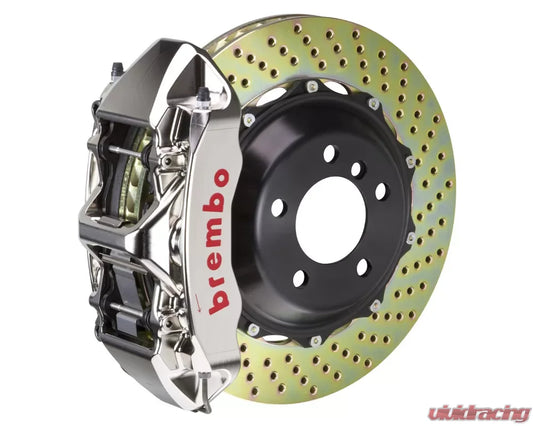 Brembo Drilled Front GT-R Big Brake Kit Honda Civic Type-R FK8 / FL5 2017-2024 - Nickel Plated