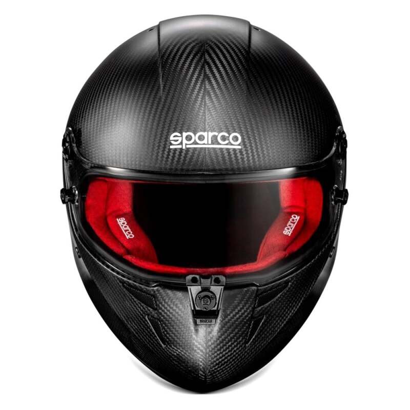 Sparco Stealth RF Helmet - Extra Large - Carbon/Red