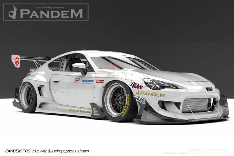 GReddy Pandem 2012+ Subaru BRZ Full Wide Body Aero Kit V3.5 w/o Wings