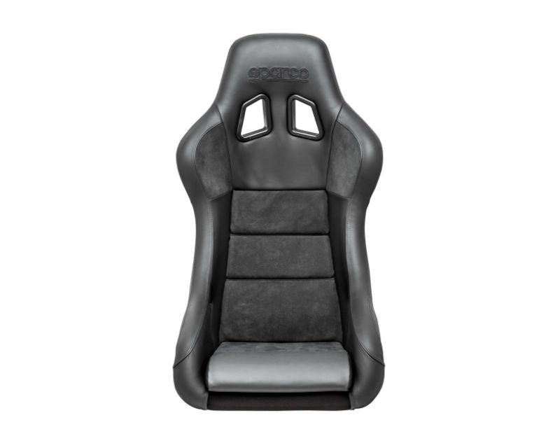 Sparco Seat QRT Performance Black Leather/Alcantara Black (Must Use Side Mount 600QRT)