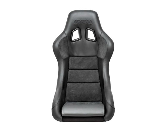 Sparco Seat QRT Performance Black Leather/Alcantara Black (Must Use Side Mount 600QRT)