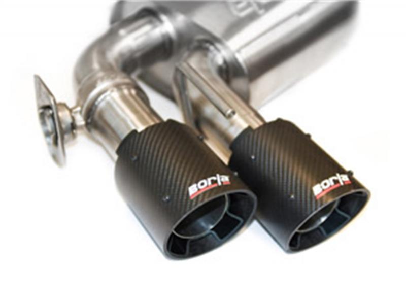 Borla S-Type Axleback Exhaust System W/CFBA Tips Chevrolet Camaro 6.2L V8 2016-2023 Muffler