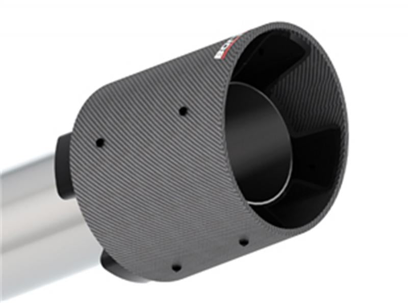 Borla S-Type Axleback Exhaust System W/CFBA Tips Chevrolet Camaro 6.2L V8 SS 2016-2023 No NPP Single Tip