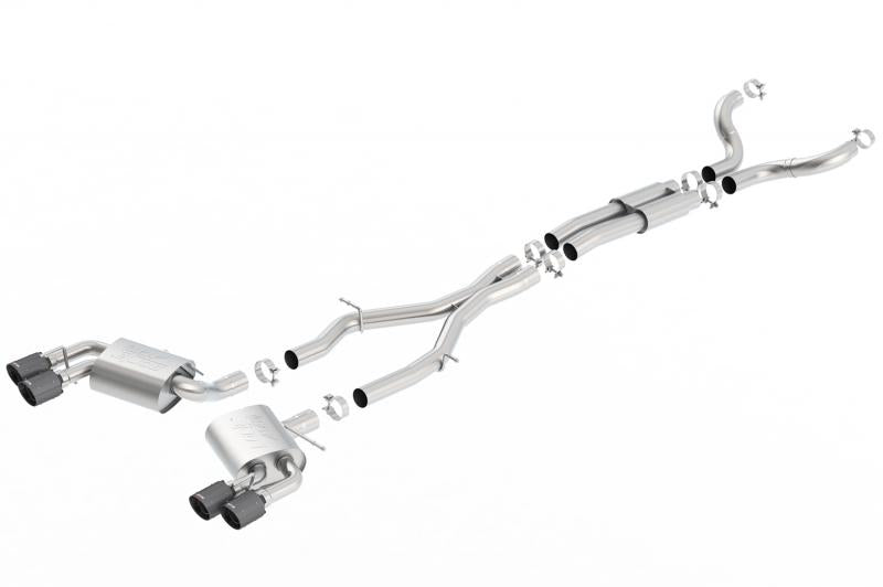 Borla ATAK Catback Exhaust System W/ CF Tips Chevrolet 6.2L V8 Chevrolet Camaro SS 2016-2023 W/ NPP