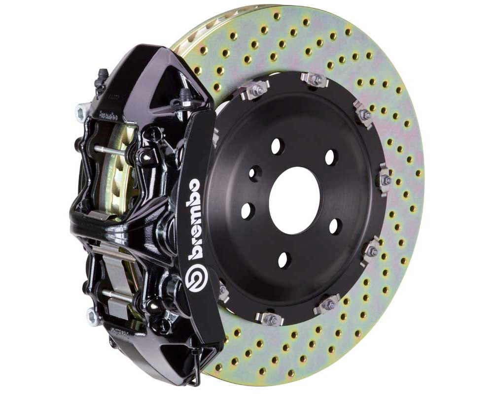 Brembo GT Front Big Brake Kit 380x34 2-Piece 6-Piston Drilled Rotors, Chevrolet, Corvette C6, 2005-2013, Model #1N1.9034A1