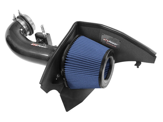 aFe Track Series Stage-2 Carbon Fiber Intake System w/ Pro 5R Media Chevrolet Camaro SS 16-20 V8-6.2L