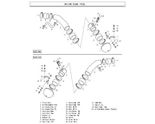 HKS RS Z34/CKV36 VQ37VHR Nissan 370Z 2009-2019