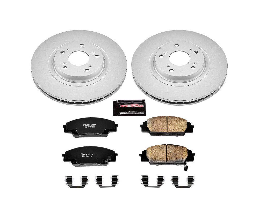 Power Stop Z17 Evolution Geomet Coated Brake Kit Front Acura RSX 2002-2006