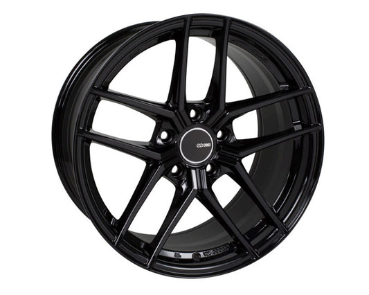 Enkei TY5 Wheel Tuning Series Gloss Black 18x8.5 5x114.3 25mm