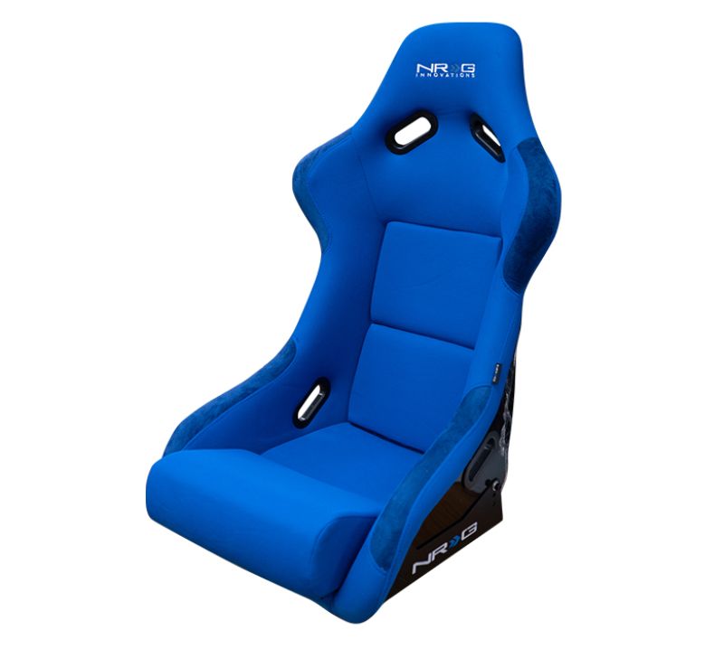 NRG FRP Bucket Seat Large Blue Large