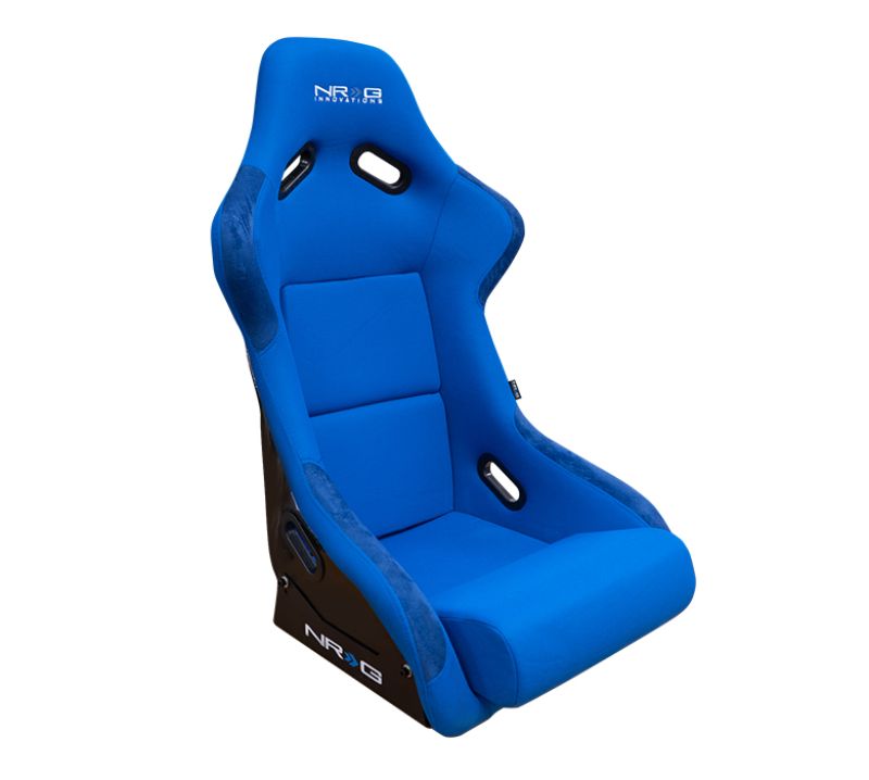NRG FRP Bucket Seat Large Blue Large