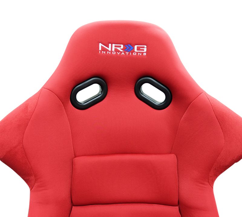 NRG FRP Bucket Seat Large Red Large