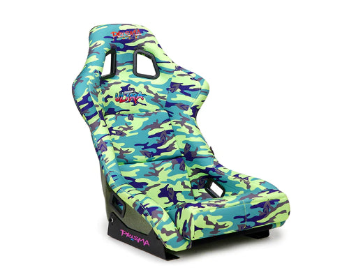 NRG Prisma Green Camo Edition FRP Bucket Seat