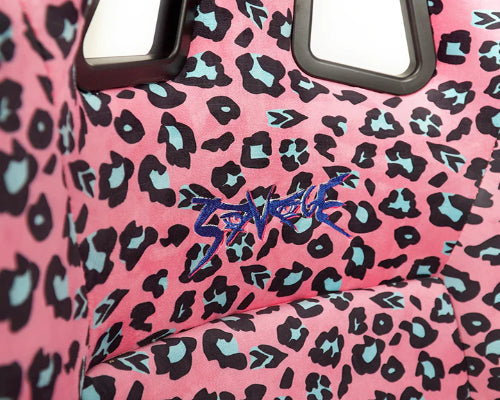 NRG White Pearlized Back Large Prisma Savage Edition FRP Bucket Seat