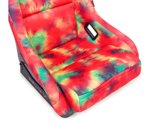 NRG Prisma 60s Tie Dye Edition FRP Bucket Seat