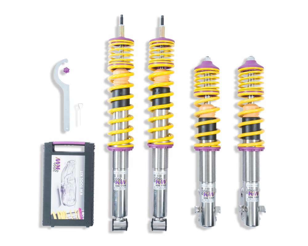 KW Coilover Kit V2 Acura Integra Type R DC2 w/ Lower Eye Mounts on the Rear Axle 1997-2001