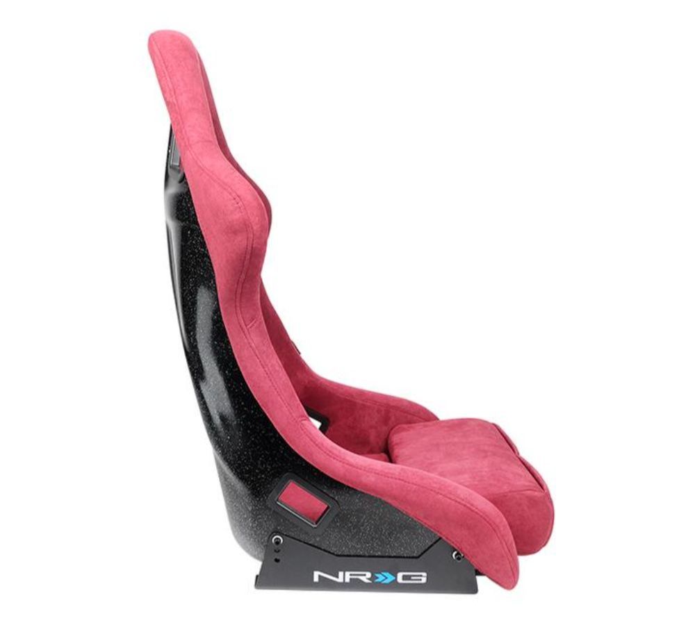 NRG FRP Bucket Seat PRISMA Edition Maroon Pearlized Back Large