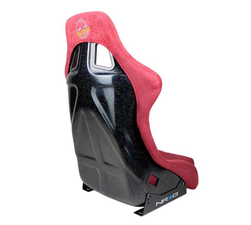 NRG FRP Bucket Seat PRISMA Edition Maroon Pearlized Back Large