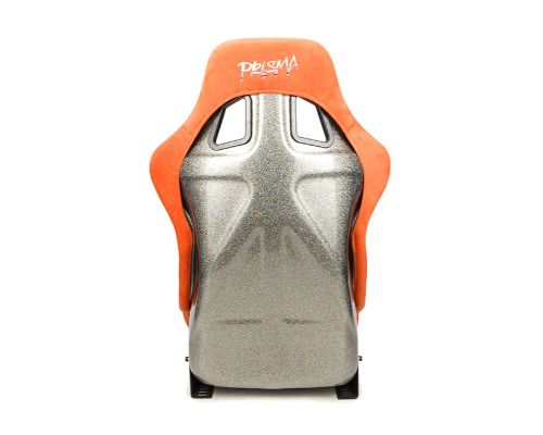NRG Frp Bucket Seat Ultra ed Grey Peralized Back Orange Vegan Micro Fiber Material Phone Pockets And Special Ultra Embroidery Large