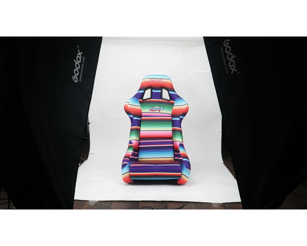 NRG Frp Bucket Seat Prisma- Serepi ed Red Pearlized Back In Vegan Material Medium