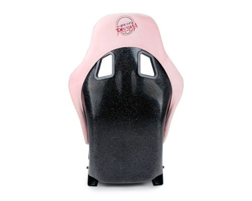 NRG Frp Bucket Seat Prisma ed Pearlized Back All Pink Alcantara Vegan Material Medium
