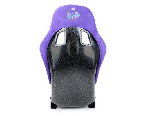 NRG Frp Bucket Seat Prisma ed Pearlized Back All Purple Alcantara Vegan Material Medium