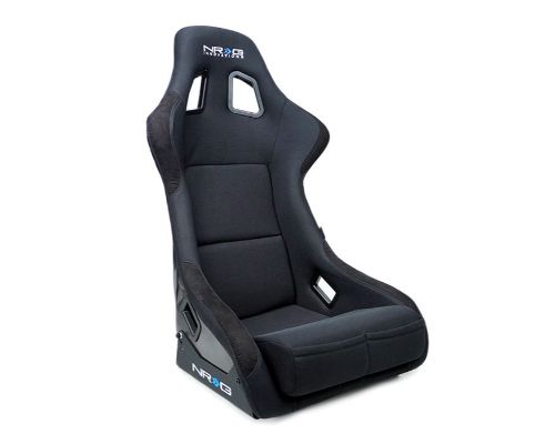 NRG Carbon Fiber Bucket Seat Regular Large Black