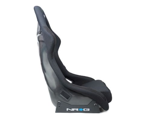 NRG Carbon Fiber Bucket Seat Regular Large Black