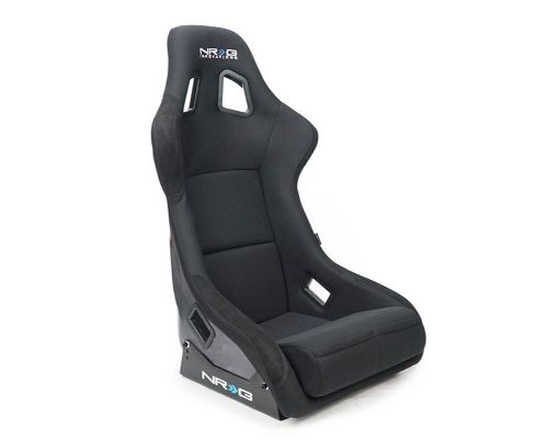 NRG Carbon Fiber Bucket Seat Large Blue