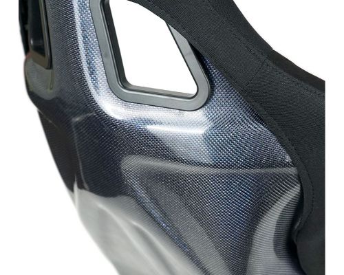 NRG Carbon Fiber Bucket Seat Large Blue