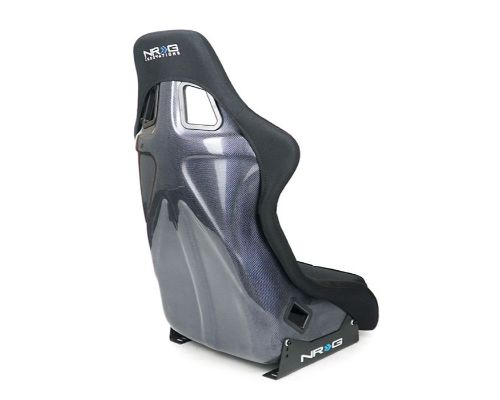NRG Carbon Fiber Bucket Seat Large Blue