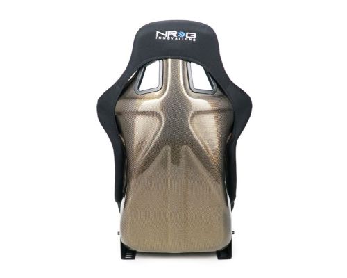 NRG Carbon Fiber Bucket Seat Large Gold