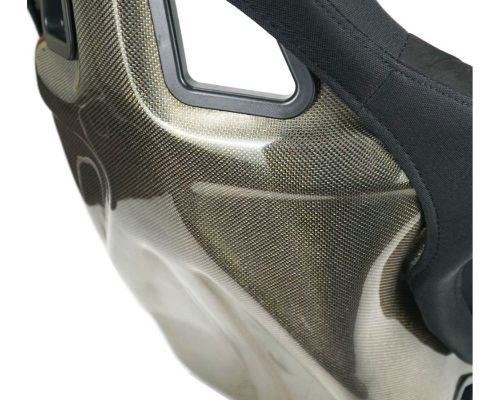NRG Carbon Fiber Bucket Seat Large Gold