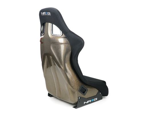 NRG Carbon Fiber Bucket Seat Large Gold
