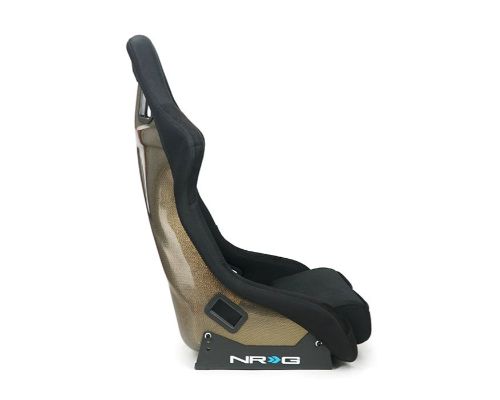 NRG Carbon Fiber Bucket Seat Large Gold