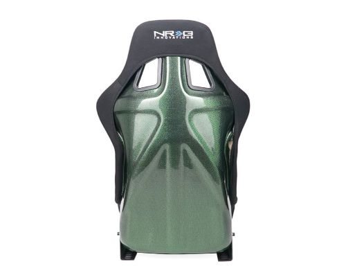 NRG Carbon Fiber Bucket Seat Large Green