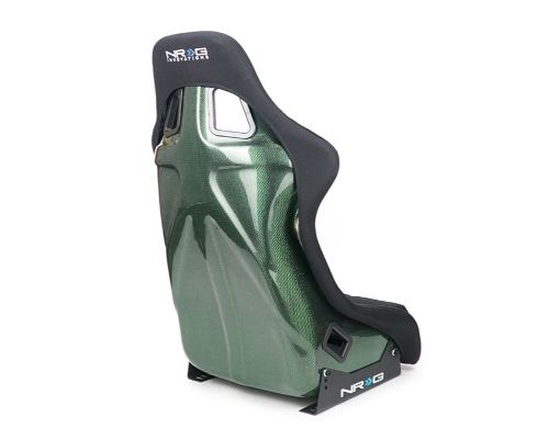 NRG Carbon Fiber Bucket Seat Large Green