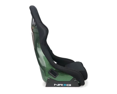 NRG Carbon Fiber Bucket Seat Large Green