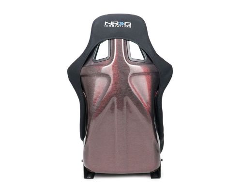 NRG Carbon Fiber Bucket Seat Large Red