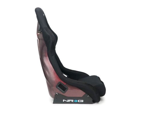 NRG Carbon Fiber Bucket Seat Large Red